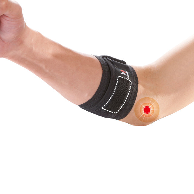 Détail bande épicondylienne Elbow Band – coude – Zamst